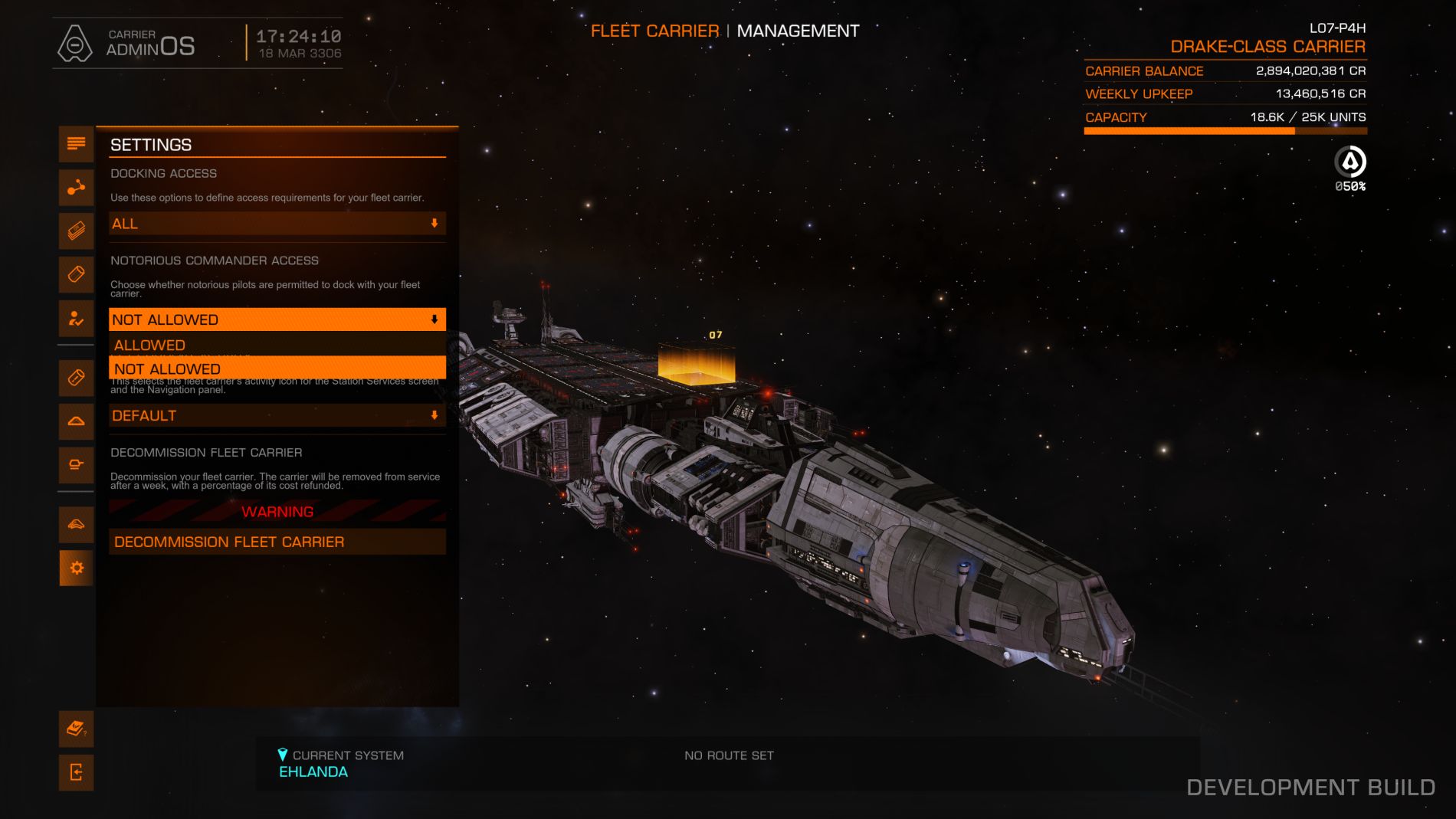 Elite Dangerous Gameplay – Docking and Ship Configuration – The