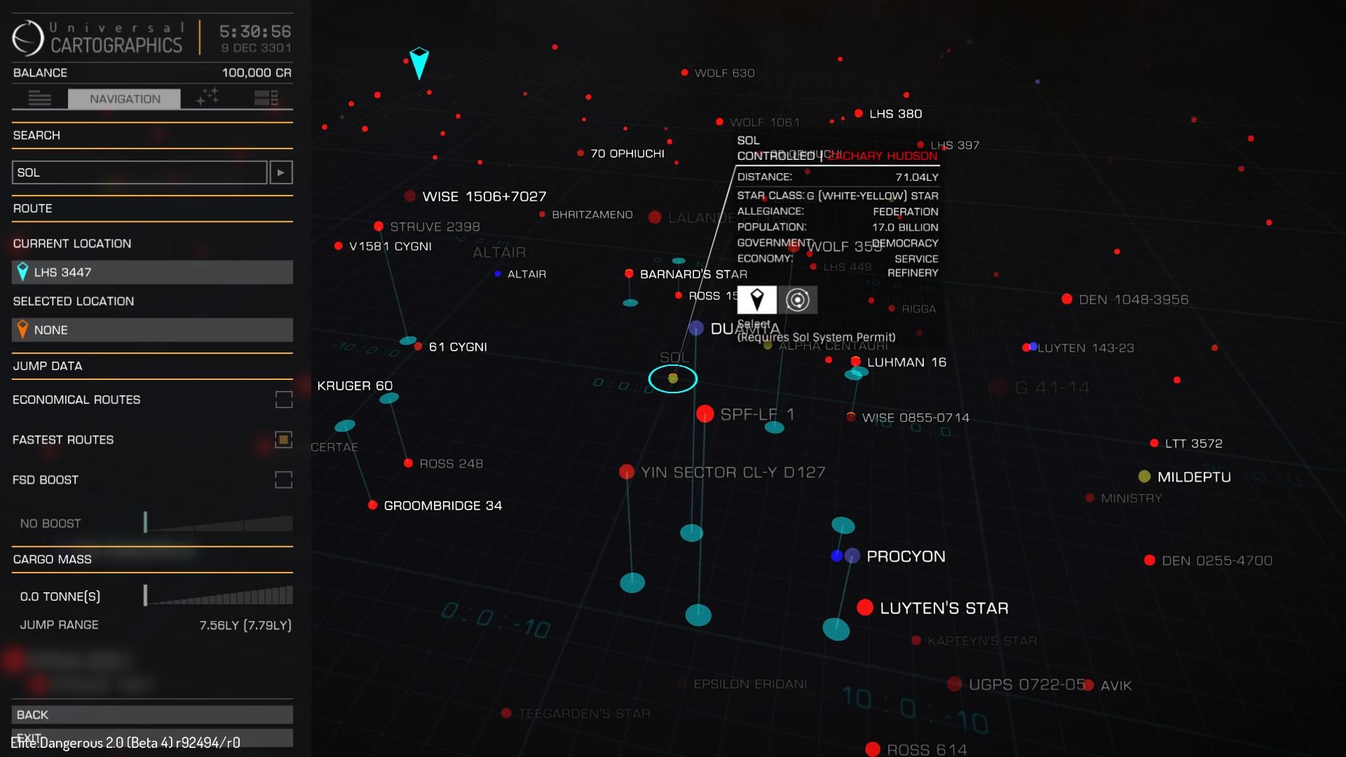 Elite dangerous карта